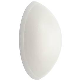 Wagner Wandpuffer SOG WHITE EH 2340, Tür- und Wandschutz, Kunststoff, weiß, Ø 40 x H 12 mm, Schraub- oder Klebemontage