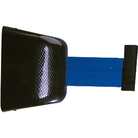 Wand-Gurtkassette, magnethaftend, 5 m, Gurt dunkelblau