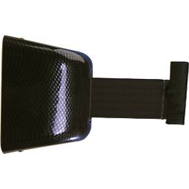 Wand-Gurtkassette, Schraubbefestigung, L 5000 x B 50 mm,, Gurt schwarz