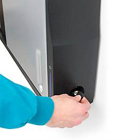 Wand-Ladeschrank ergotron® Zip12, bis 12 Geräte, kompatibel mit vielen Note- & Chromebooks bis 12', 3 Fächer, B 669 x T 115 x H 905 mm