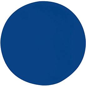 Wandabsorber Kreis, Ø 1000 mm, Polyestervlies in Filzoptik, blau