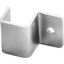 Wandbefestigung, für Regalsystem, Edelstahl