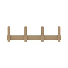 Wandgarderobe Functionals JUST 50 Clay Beige, 8 Haken, bis 10 kg, Aluminium und Kunststoff, beige