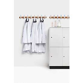 Wandgarderobe Functionals STICKS HJH 90, 16 Haken, bis 10 kg, Holz und Kunststoff, Eiche-Natur/weiß