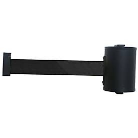 Wandgurtkassette, Schraubbefestigung, 10 m lang, drehbar, schwarz