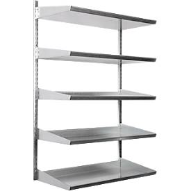 Wandregal 6VK Schäfer Shop Select, 6 Böden, ohne Sichtlagerkästen, L 1000 x B 640 x T 220 mm