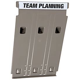 Wandsortierer Eichner Flat, Grundmodul, B 240 x T 58 x H 392 mm, Kunststoff, hellgrau