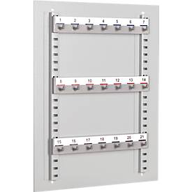 Wandtafel mit 21 Haken