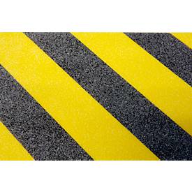 Warnmarkierung, für den Außenbereich, 25 mm x 25 m, 4 Rolle, schwarz/gelb