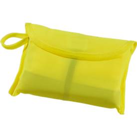 Warnweste, Unisex, EN ISO 20471: 2013, 2 Reflektorstreifen, in Tasche, 100 % Polyester, neongelb, Universalgröße M-XXL