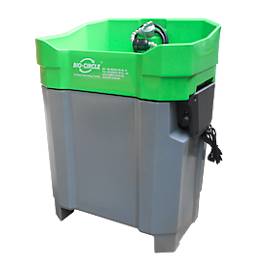 Waschtisch BIO-CIRCLE® SL Compact, 700 W, 380 l/h, bis 100 l, bis 48 °C, bis 100 kg, kreislauffähig + Industriereiniger Liquid, 5 Kanister á 20 l