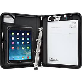 WEDO Tablet-Organizer ELEGANCE, DIN A4, Kunstleder/Nylon, schwarz