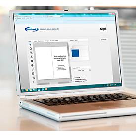 Weihnachtskarten Christmas Swing, Glanzkarton, inklusive Umschlag, 25 Stück