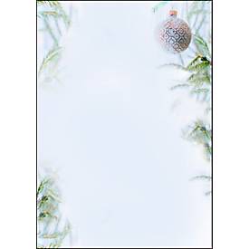 Weihnachtsmotiv-Papier "Winter Mood", 90g-Feinpapier, 100 Blatt A4, Inkjet- & Laserdrucker