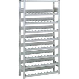 Weinflaschenregal, Grundfeld, Stecksystem, 8 Einsätze, 2000 x 1000 x 300 mm