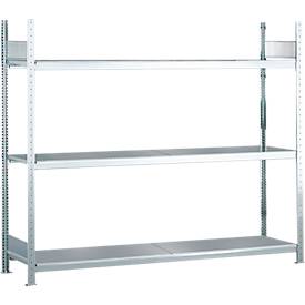 Weitspannregal WS 2000, 3 Ebenen, 2000 x 1500 x 400 mm