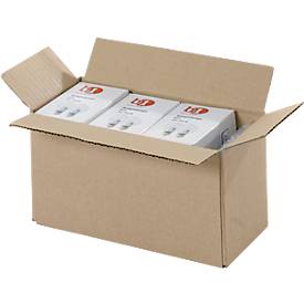 Wellpapp-Faltkartons, 1-wellig, 200 x 100 x 100 mm, braun