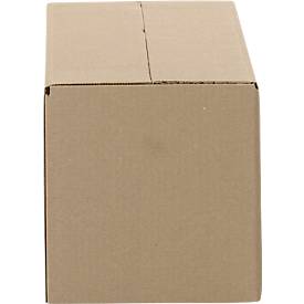 Wellpapp-Faltkartons, 1-wellig, 200 x 150 x 150 mm