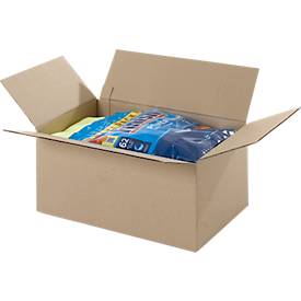 Wellpapp-Faltkartons, 1-wellig, 300 x 215 x 140 mm