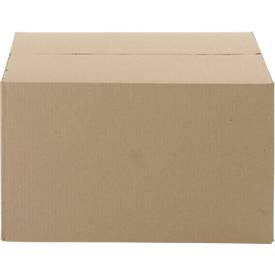 Wellpapp-Faltkartons, 1-wellig, 350 x 250 x 200 mm, braun