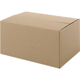 Wellpapp-Faltkartons, 1-wellig, 400 x 300 x 200 mm