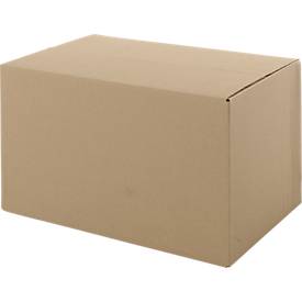 Wellpapp-Faltkartons, 1-wellig, 430 x 300 x 250 mm