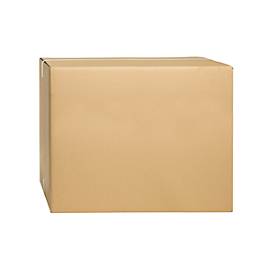 Wellpapp-Faltkartons, 2-wellig, 600 x 500 x 500 mm, braun