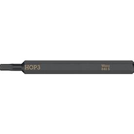 WERA Bit 840 S Hex-Plus, 3,0 x 70 mm, DIN ISO 1173, extra zähhart, f√ºr Innensechskant-Schrauben, 1/4 Zoll Antrieb, 5 Stück