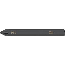 WERA Bit 855 S PZ 1, f√ºr Schlagschrauber, 1/4" Antrieb, Länge 70 mm, extra zähhart, DIN ISO 1173, 5 Stück