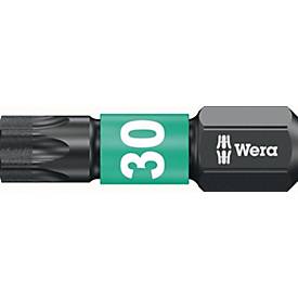 WERA Bit 867/1 IMP DC T30, L 25 mm, 1/4 Zoll C6,3, Impaktor diamantbeschichtet, 10 Stück