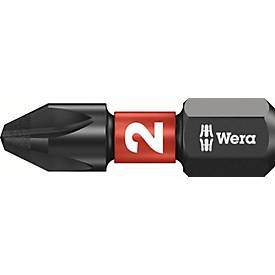 Wera Bitsatz IMPAKTOR Diamond PZD 2, Aufbew. Slimcase, 15-teilig, B 68 x T 75 x H 20 mm