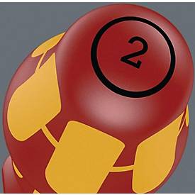 WERA VDE-Schraubendreher 165 i, PZD 1, Lasertip-Spitze, L 178 mm, VDE-isoliert bis 1000 V, DIN EN/IEC 60900