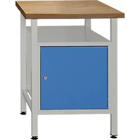 Werkbank mit 1 Tür und 1 Fachboden