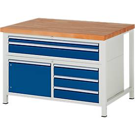 Werkbank Serie 8922, B 1250 x T 900 x H 840 mm