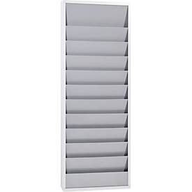 Werkstattplaner Eichner 9019-00202, zweireihig, für 20 Auftragstaschen, grau