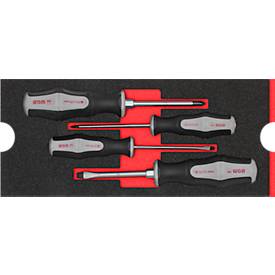 Werkstattwagen, 103 tlg., Stahlblech/ABS, 5 Schubladen, mit Handgriff, abschließbar