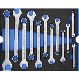 Werkstattwagen, 140 tlg., Stahlblech/ABS, 5 Schubladen, verschließbar, m. Handgriff