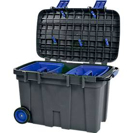 Werkzeugbox Raaco Toolchest, fahrbar, ergonomischer Handgriff, Polypropylen, 75 oder 100 Liter