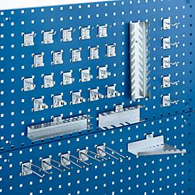 Werkzeughaken Set C, für Materialschränke mit Lochrasterwänden, 29-teilig