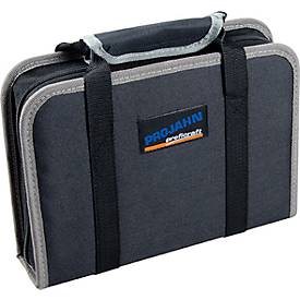 Werkzeugmappe PROJAHN proficraft, 12-tlg., in ergonom. Stofftragetasche, B295xT230xH65 mm
