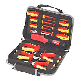 Werkzeugmappe PROJAHN proficraft VDE ELEKTRO, 12-tlg., in ergonom. Stofftragetasche, B295xT230xH65 mm