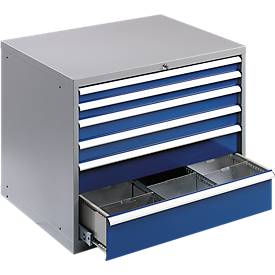 Werkzeugschrank WSK 5408-6L, 6 Schubladen, 800 mm hoch