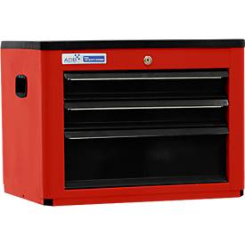 Werkzeugtruhe BASIC, H 450 x B 600 x T 440 mm, 3 Schubladen