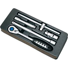 Werkzeugwagen BASIC inkl. 115-tlg. Werkzeug-Set, blau