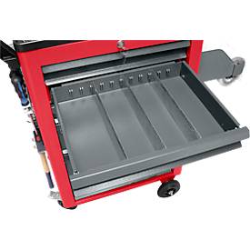 Werkzeugwagen BASIC inkl. 115-tlg. Werkzeug-Set, rot