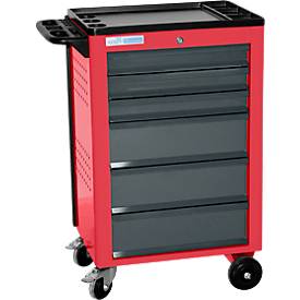 Werkzeugwagen BASIC inkl. 115-tlg. Werkzeug-Set, rot