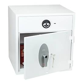 Wertschutz-Einwurftresor Diamond Deposit HS1091KD, Doppelbartschloss