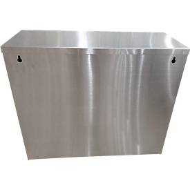 Wertstoff-Sortieranlage aus Edelstahl, 3 x 8 l