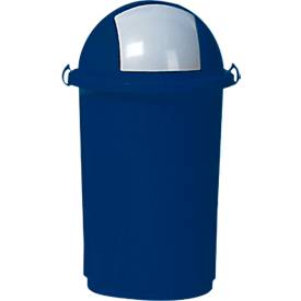 Wertstoffsammler, Kunststoff, blau