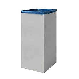 Wertstoffsammler, Volumen 87 l, mit Inneneimer, Stahl verzinkt, B 340 x T 380 x H 900 mm, orange